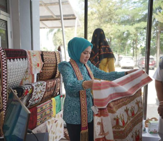 Dorong UMKM Lokal, Ketua TP PKK Provinsi Lampung Kunjungi Dekranasda Lampung Tengah