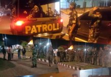 Kodim 0412/Lampung Utara laksanakan Patroli Keamanan, Antisipasi Gelombang Unjuk Rasa