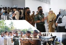 Dandim 0412/LU Letkol Inf Roni Faturohman hadiri Grand Launching Pendistribusian MBG di Tulung Mili Indah.