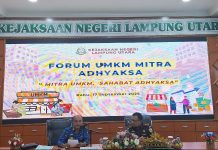 Beri Bimbingan, Kejaksaan Negeri Lampura Gelar Sosialisasi UMKM