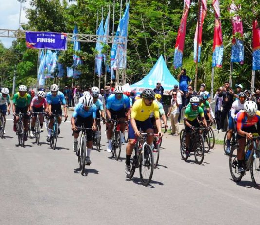 Tim Balap Sepeda Lampung Tunjukkan Performa Gemilang di Pornas Korpri XVII Palembang