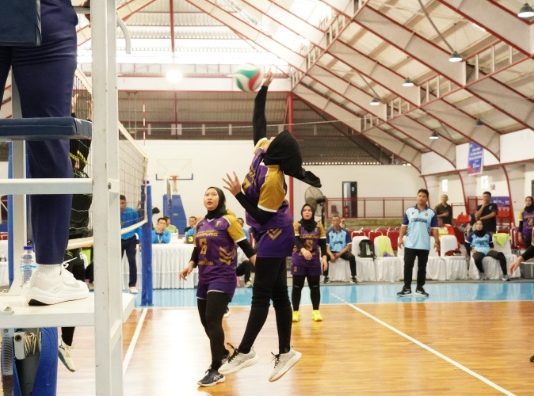 Tim Voli Putri Lampung Raih Tiket Final Pornas Korpri 2025, Usai Taklukan Tim Kaltim
