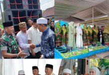 Danramil Lettu Cke Rudi Hartono Sambut Ustad Kondang Solmed dalam Tabligh Akbar “Shadaqah 1 Juta Al-Qur’an Indonesia