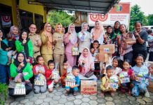 Tim Pembina Posyandu Lampung Salurkan Bantuan Susu, Dukung Gerakan Nasional Cegah Stunting
