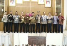 Kasdim 0412/Lampung Utara Hadiri Acara Ramah Tamah Kajari Lampung Utara di Rumah dinas Bupati