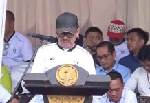 Bupati Hamartoni Membuka Pertandingan Porkab Lampung Utara