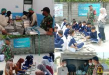 Babinsa Tumijajar Apresiasi Program Makan Bergizi Gratis: Dorong Perbaikan Gizi