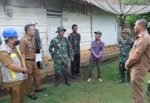 Pasiter Kodim 0412/LU Tinjau Lokasi TMMD di Desa Baru Raharja
