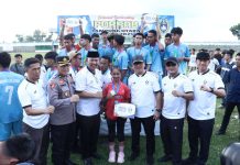 Dandim 0412/LU Hadiri Penutupan PORKAB Lampung Utara