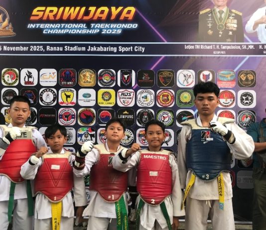 Atlet Taekwondo Lampura Borong 11 Emas dan 5 Perak Di Sriwijaya International Taekwondo Championship 2025