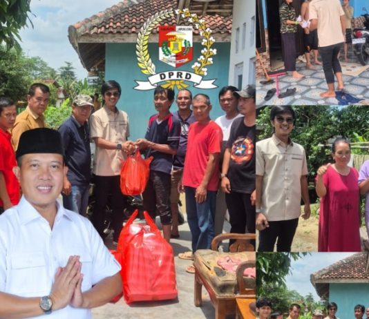 Ketua DPRD Lampung Utara Tunjukkan Empati, Salurkan Bantuan bagi Korban Banjir Meski Sedang Dinas Luar