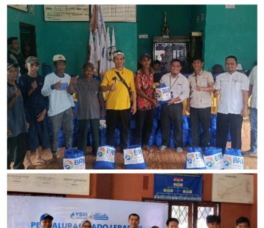 Wujud Kepedulian, BRI Cabang Kotabumi Salurkan Paket Sembako Gratis untuk Warga Way Kanan