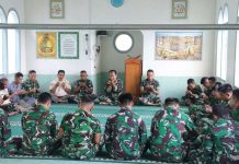 Kodim 0412/LU Gelar Sholat Ghoib dan Doa Bersama untuk Prajurit yang Gugur di Libanon