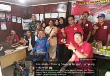 Babinsa Koramil 01/Tulang Bawang Tengah Imbau Tenaga Koperasi Jaga Kesehatan.