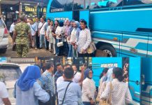 Jalin Silaturahmi dengan Pangdam XXI/RI, Agenda Alumni Sekolah Xaverius Kotabumi Bertolak Menuju Bandar Lampung.