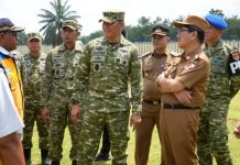 Bupati Lampung Utara Terima Kunjungan Kerja Pangdam XXI/Radin Inten