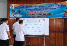 Disdik Lampung Utara Gelar Sosialisasi dan Penandatanganan Pakta Integritas SPMB