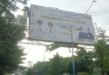 Reklame Karat Mengancam Pengguna Jalan, Pemkab Lampung Utara Warning Pengusaha Nakal