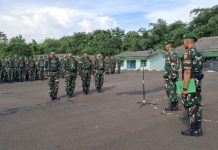 Kasdim 0412/LU Pimpin Apel Siaga Bangsit Peringatan Hari Buruh Internasional (MAY DAY)