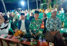 Penuh Khidmat, Sertu Ahmad Romelan Hadiri Doa Bersama Keberangkatan Haji Warga Mulyajaya