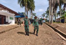 Irdam XXI/Radin Inten Brigjen TNI Enjang Tinjau Kesiapan Prajurit dan Proyek Infrastruktur di Lampung Utara