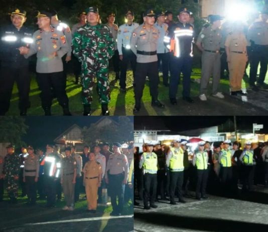 Pabung Tubaba Hadiri Apel Gabungan Pengamanan Malam Takbiran Idul Adha 1447 H/2026 M Polres Tulang Bawang Barat