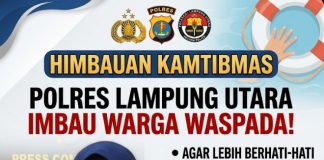 Warga Ditemukan Tewas Tenggelam di Way Rarem, Polres Lampura Imbau Warga Waspada