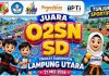 Cetak Atlet Berbakat, Ini Daftar Juara O2SN SD Tingkat Kabupaten Lampung Utara 2026
