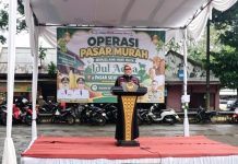Jelang Idul Adha, Pemkab Lampung Utara Gelar Operasi Pasar
