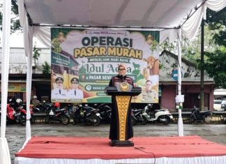 Jelang Idul Adha, Pemkab Lampung Utara Gelar Operasi Pasar