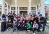 Romli Lepas 20 Atlet Pencak Silat Lampung Utara di Kejuaraan Sirkuit IPSI Provinsi Lampung