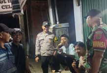 Babinsa dan Bhabinkamtibmas Gelar Patroli Malam Humanis di Bukit Kemuning