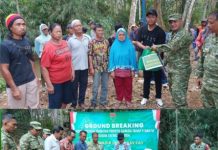 Ground Breaking Jembatan Perintis Garuda Tahap V & VI: Dandim 0412/LU hadiri Vicon