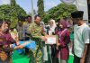 Babinsa Serka Bambang Hadiri Pelepasan Siswa Kelas IX SMPN 5 Kotabumi : Pendidikan sangat penting bagi masa depan Generasi
