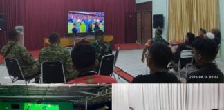 Kodim 0412/LU Gelar Nobar Piala Dunia 2026, Pererat Kebersamaan TNI dan Masyarakat Â