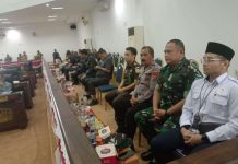 Pabung Tubaba Hadiri Paripurna DPRD Tubaba APBD TA 2025 dan Penetapan Raperda Inisiatif DPRD