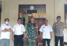 Babinsa Koramil 412-01/TBT Hadiri Pengumuman Hasil Penerimaan Murid Baru SMKN 1 Gunung Agung Tahun 2026