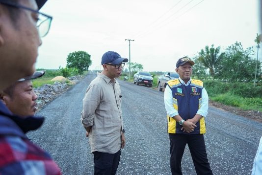 Jalan Rawa Jitu – Umbul Mesir Dibangun, Distribusi Hasil Pertanian Semakin Lancar