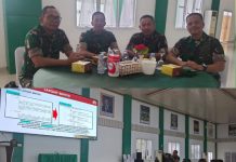 Pasiter Kodim 0412/LU Ikuti Mobile Training Team Sisrendal Talak Binter TA 2026 di Kodam XXI/RI