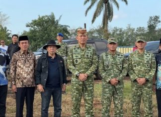 TNI – Pemkab Lampura Wujudkan Sektor Pertanian dan Wisata Bendungan Way Rarem
