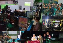 Kodim 0412/LU Hadirkan Kemeriahan Nobar Piala Dunia Bertajuk “Bola Gembira”, Pererat Silaturahmi TNI dan Masyarakat