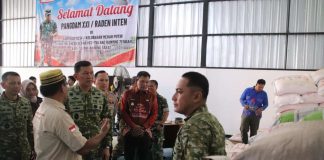 Dandim 0412/LU Sambut Kunker Pangdam XXI/Radin Inten ke KDKMP Pulung Kencana