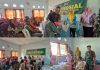 Sinergi Kodim 0412/LU dan Puskesmas Abung Semuli. Gelar Bakti Sosial Pengobatan Gratis Serta Pemberian Sembako