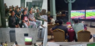 Kodim 0412/LU Gelar Nobar Piala Dunia 2026 Serentak di 16 Titik, Pererat Kemanunggalan TNI-Rakyat