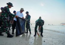 Pimpin Gerakan Radin Inten Asri, Gubernur Mirza Perkuat Budaya Gotong Royong Jaga Pesisir Lampung