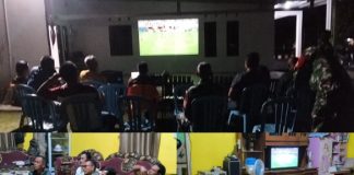 Terbuka Untuk Umum : Nobar Piala Dunia 2026 Digelar Serentak di Seluruh Jajaran Koramil Kodim 0412/LU