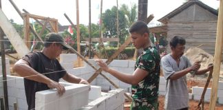 Pembangunan Rumah Layak Huni TMMD Ke-129 Progres 25 Persen