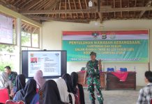 Membakar Semangat Pemuda Desa Baru Raharja: TMMD Ke-129 Kodim 0412/LU Gelar Penyuluhan Wawasan Kebangsaan