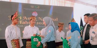 Peringati Hari Anak Nasional, Batin Wulan Kunjungi LPKA dan Salurkan Bantuan