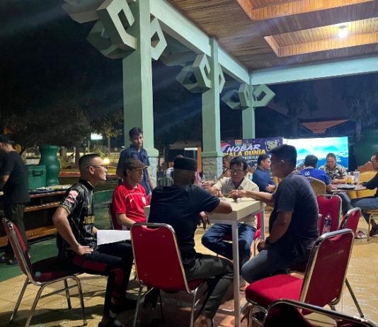 Jelang Nobar Final Piala Dunia, Kodim 0412 Lampung Utara, Forkopimda dan Warga Lomba Orado